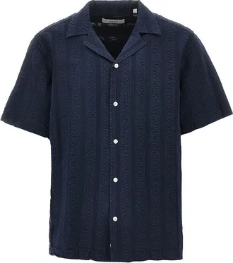 For&eacute;t Peer jacquard cotton shirt Man L