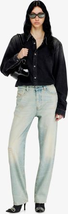 Diesel Womens Jeans 1988 D-Ark Washed Blue Cotton