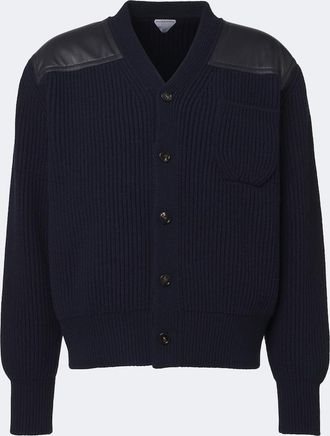 Bottega Veneta C&aacute;rdigan de lana y cachemir con piel