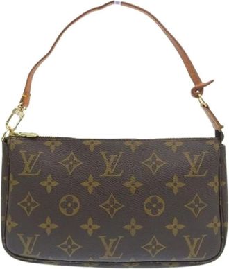 Louis Vuitton Pre-owned Shoulder Bags, female, Brown, Size: ONE SIZE Pre-owned Vintage Shoulder Bag