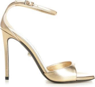 Alev&igrave; Bar 110 Sandalen - Dames - Sandalen met hakken - Geel - 36 1/2 EU - Leer - Schoenen