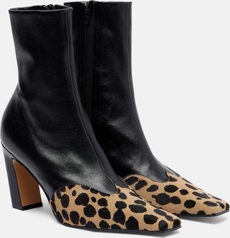 Khaite Stivaletti Nevada 85 in pelle