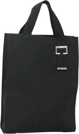 Dior Pre-owned Vintage Canvas Tote Bag - Dames - Vintage Shopper - Zwart - ONE Size - Vintage