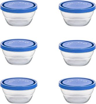10 Strawberry Street Set Of 6 Lambada Serve & Store Bowls, Small