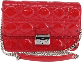Dior Pre-owned Shoulder Bags, female, Red, Size: ONE SIZE Pre-owned Vintage Shoulder Bag