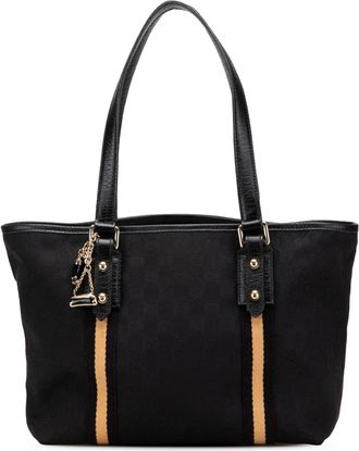 Gucci Womens Tote Bag - Black Textile - One Size
