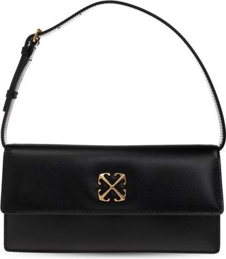 Off-white Jitney 1.0 Bag - Dames - Schoudertassen - Zwart - ONE Size - Leer - Tassen