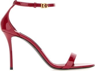 Dolce & Gabbana Red Ankle Strap Heels