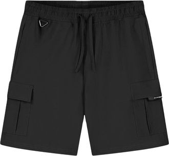 Black Bananas Korte Broeken, Heren, Zwart, 2Xl, Nylon, Delta Cargo Shorts
