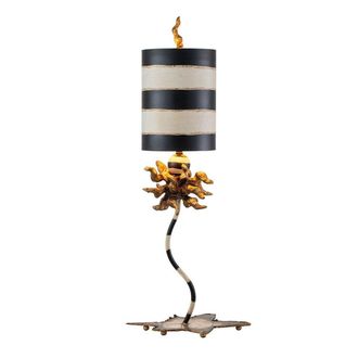 Netlighting Dominique 1 Light Table Lamp Gold Leaf E27