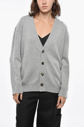 Bottega Veneta Cardigan in Misto Cashmere con Collo a V Bottega Veneta