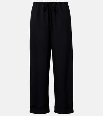The Row Delano wool straight pants