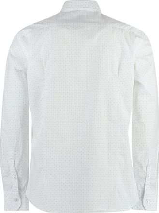 Bastoncino Mens Cotton Shirt White