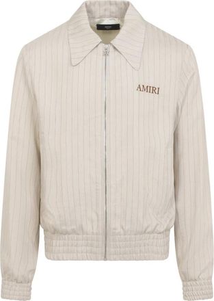 Amiri Amouja 1061 Jas - Heren - Zomerjassen - Beige - 2XL - Linnen - Jassen