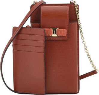 Ferragamo Salvatore Ferragamo Vara Bow Phone Case With Strap