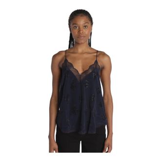 Zadig&Voltaire Donna, Top, Blu, L, new