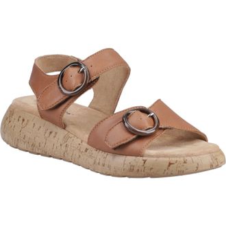 Hush Puppies Alison Leather WoMens Tan Sandals - Size UK 4