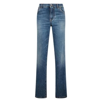 Dolce & Gabbana Heren, Jeans, Blauw, Maat: 3XL Katoen