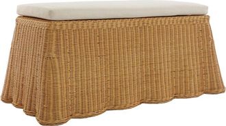 Safavieh Couture Hylda Rattan Bench