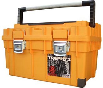 Trade Shop Trade Shop - Cassetta Attrezzi Grande Trophy 2 Hd Box Portautensili - 3 Colori - Orange