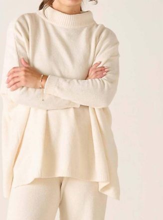 Mersea Catalina Eversoft Chenille Sweater Top In Cream