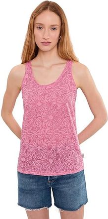 Royal Robbins Featherweight Tank Top Womens Clothing Orchid Heather Sunburst Print : XS, Cotton/Polyester