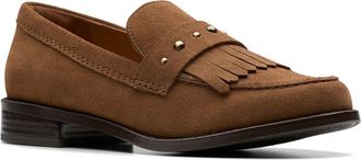 Clarks Hana Loafer Suede Loafer