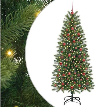 vidaXL &Aacute;rbol De Navidad Artificial Con 300 Led Verde 180 Cm Pe Y Pvc Vidaxl