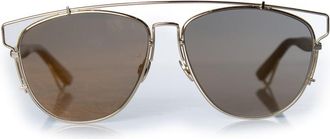Dior Pre-owned Womens Technologic sunglasses in gold - Multicolour Metal - One Size