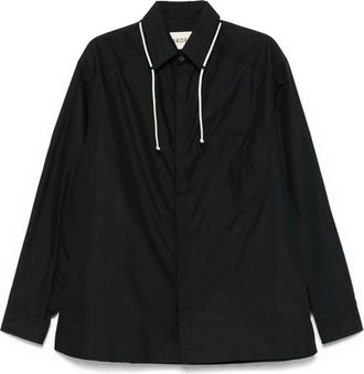 Mordecai Camicia in popeline - Nero