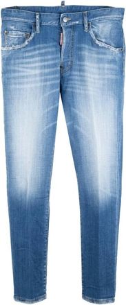Dsquared2 Heren, Jeans, Blauw, Maat: 3XL Katoen