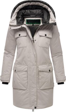 Navahoo Eissturm dames wintermantel met capuchon en fleecevoering