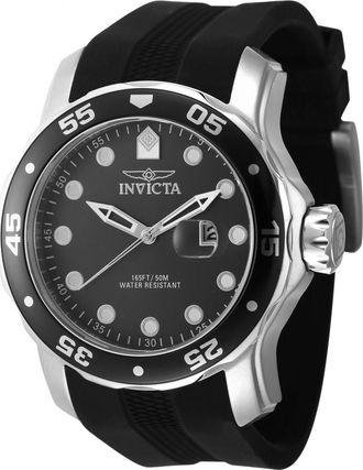 Invicta IN-45733 Mens Pro Diver Watch - Black - One Size