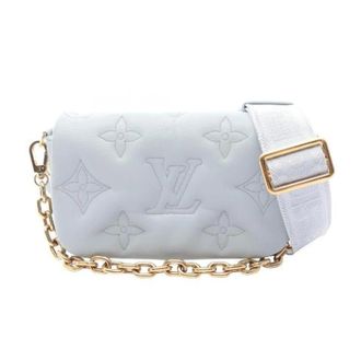 Louis Vuitton Pre-owned Wallet On Strap Leather Shoulder Bag - Dames - Pre-owned - Blauw - Maat: ONE Size Leer