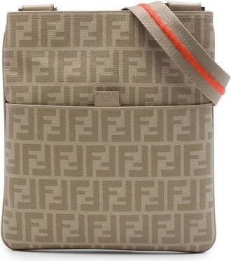 Fendi Pre-owned Fendi Zucca Spalmati Crossbody Unisex 6BNLKOUI4TTNQA0U