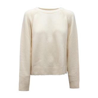 Max Mara Gabbia Sweater - Dames - Ronde hals truien - Wit - XL - Truien & Vesten