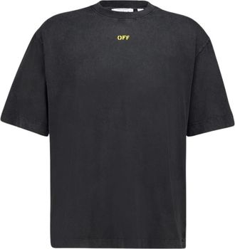 Off-white Fallen Caravaggio Skate T-Shirt - Heren - T-shirts - Zwart - XS - Katoen - Tops