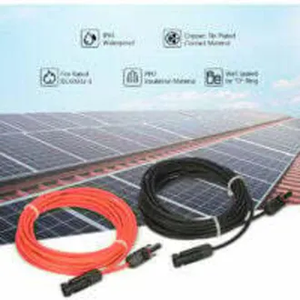 OEM Cavo Di Prolunga Fotovoltaico, Cavo Di Prolunga Per Pannelli Solari Con Coppia Di Connettori Mc4, Rosso + Nero, 14 Awg, 3 M / 10 Piedi