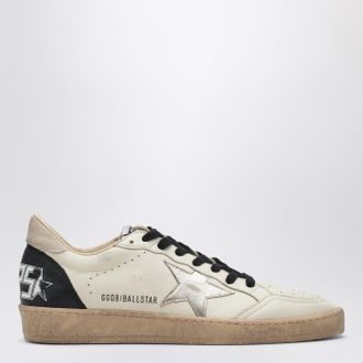 Golden Goose Sneaker Ball Star avorio/platino/nera
