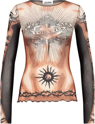 Jean Paul Gaultier Mujer, Camisetas, Multicolor, Talla: M