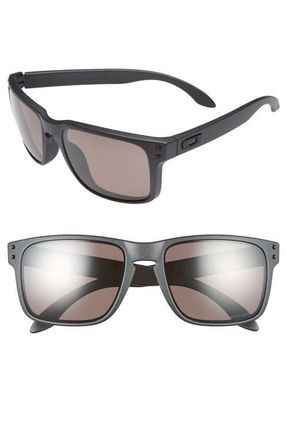 Oakley Holbrook 57mm Prizm Polarized Keyhole Sunglasses in Grey at Nordstrom
