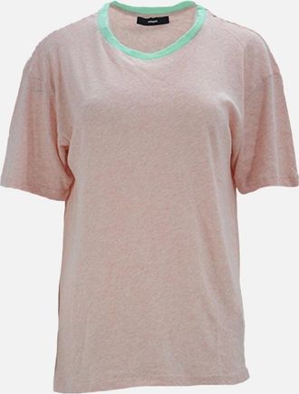Diesel Womens DIESEL T RACHEL Womens T Shirts Crew Neck Short Sleeve Casual Summer Party Tees - Tan - Size: 10/8