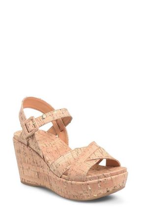 Kork-ease Ava 2.0 Platform Wedge Sandal in Cork at Nordstrom, Size 11