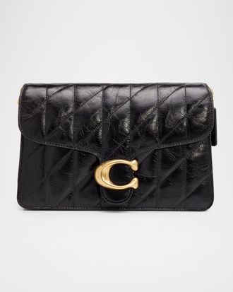 Coach Tabby Quilted Glazed Leather Shoulder Bag