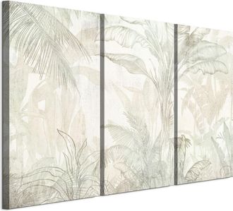 OEM Cuadro Sobre Lienzo Italiano De 90 X 60 Cm, Tr&iacute;ptico - Estilo Cl&aacute;sico - Naturaleza Cuadro Sobre Lienzo Italiano De 120 X 80 Cm, Tr&iacute;ptico - Estilo Cl&aacute;s