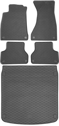 OEM Juego De Alfombrillas De Goma Para Coche Y Maletero Para Audi A4 B9 Avant/kombi Desde Noviembre De 2015