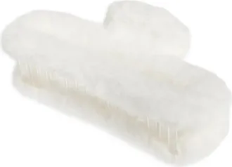 Tasha Faux Fur Jaw Clip in Ivory at Nordstrom