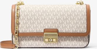 Michael Kors Tribeca Large Signature Logo Shoulder Bag