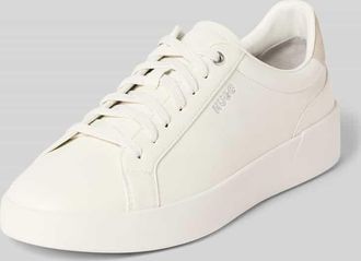 HUGO BOSS Low Top Sneaker in Lederoptik Modell LYDE in Weiss, Gr&ouml;&szlig;e 40