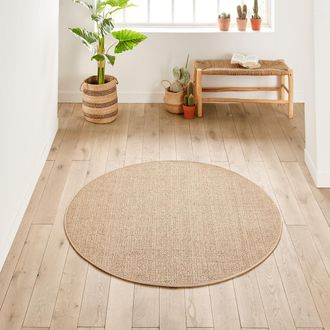 La Redoute Interieurs Rond tapijt met jute-effect, voor binnen en buiten, Essen